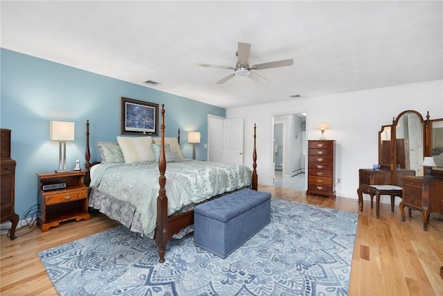 34 Finch Ln, North Kingstown, RI 02874 - bedroom featuring wood finished floors and ceiling fan