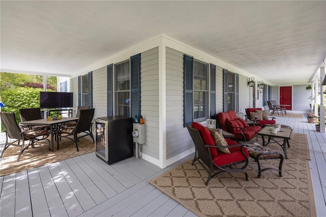 34 Finch Ln, North Kingstown, RI 02874 - porch with outdoor dining area