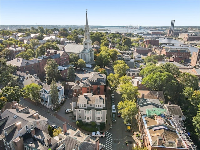 279 Benefit St Unit 3, Providence, RI 02903 - aerial view of residential area featuring a notable bridge