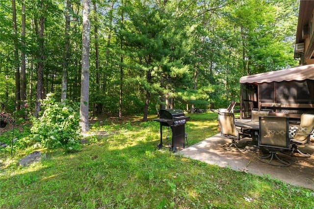 47 Pheasant Run Unit A, Smithfield, RI 02917 - view of green lawn with a patio area