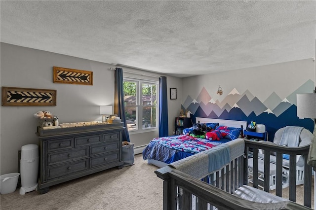 47 Pheasant Run Unit A, Smithfield, RI 02917 - bedroom with a textured ceiling and carpet floors