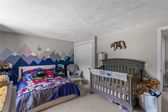 47 Pheasant Run Unit A, Smithfield, RI 02917 - carpeted bedroom with a textured ceiling