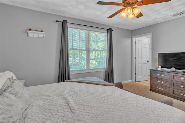 1060 Joslin Rd, Burrillville, RI 02830 - bedroom featuring light carpet and a ceiling fan