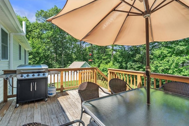 1060 Joslin Rd, Burrillville, RI 02830 - deck featuring outdoor dining area and area for grilling