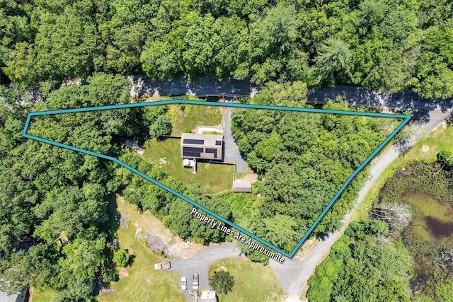 1060 Joslin Rd, Burrillville, RI 02830 - aerial view of property's location with property parcel outlined