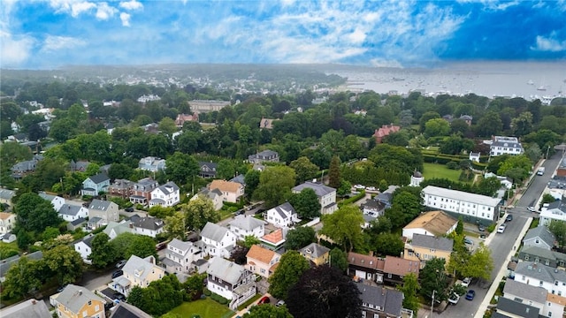 1 Slocum St, Newport, RI 02840 - aerial overview of property's location featuring nearby suburban area