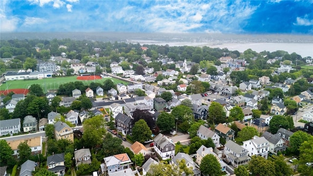 1 Slocum St, Newport, RI 02840 - aerial view of property's location with nearby suburban area