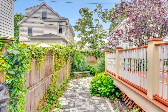 1 Slocum St, Newport, RI 02840 - fenced backyard featuring a patio