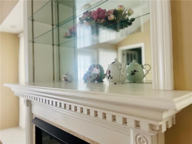 199 Love Ln, Warwick, RI 02886 - detailed view of a glass covered fireplace