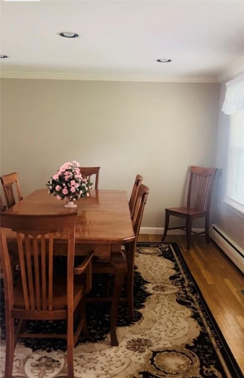 199 Love Ln, Warwick, RI 02886 - dining space with crown molding and wood finished floors