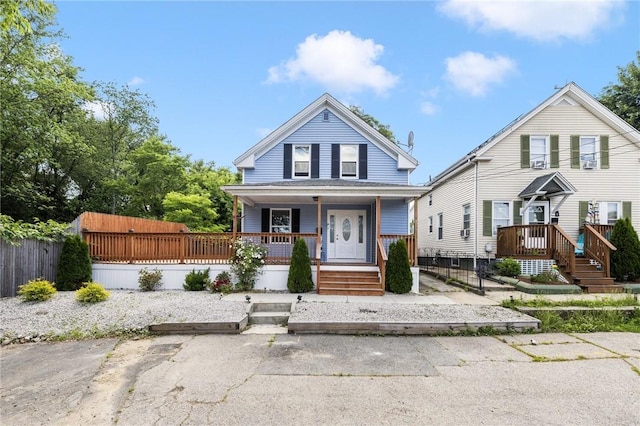 2 Palfrey Pl, Providence, RI 02909 - view of front of home featuring covered porch