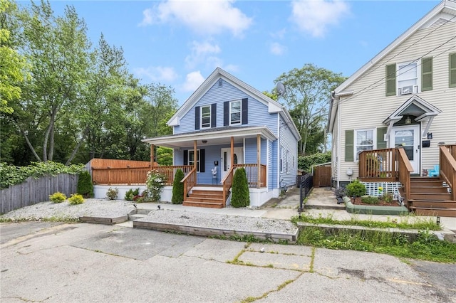 2 Palfrey Pl, Providence, RI 02909 - view of front of property with covered porch