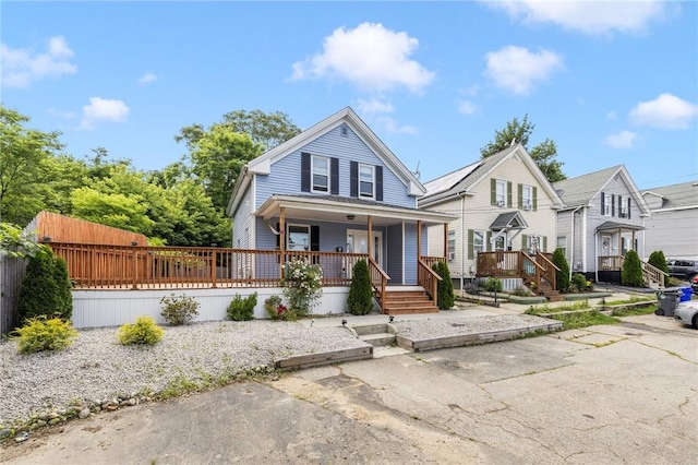 2 Palfrey Pl, Providence, RI 02909 - view of front facade featuring covered porch