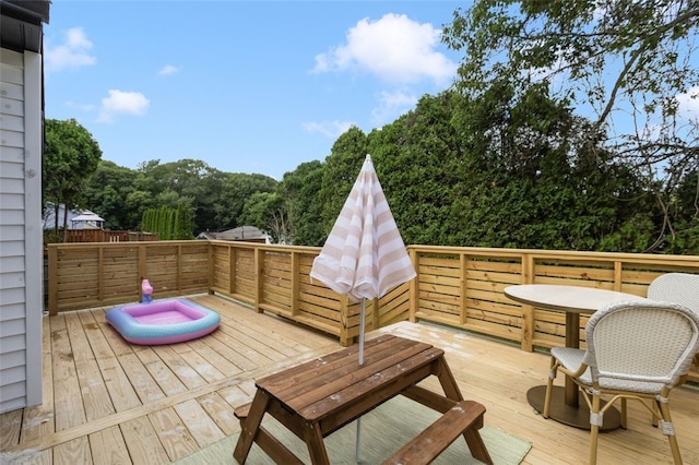 193 Mohawk Trl, Cranston, RI 02921 - view of wooden terrace