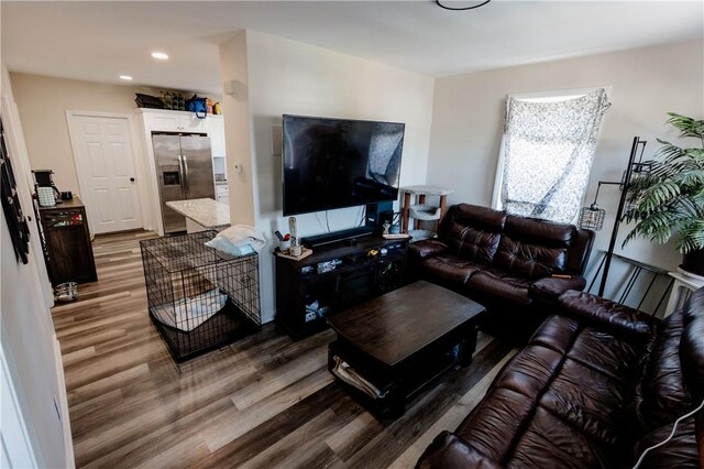25 Unit St, Providence, RI 02909 - living area with wood finished floors and recessed lighting