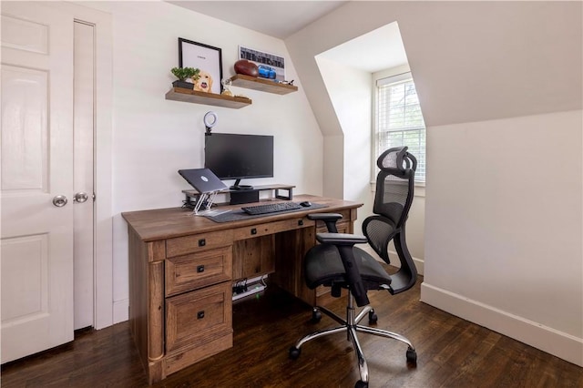 31 Bowen St, East Providence, RI 02916 - office featuring dark wood finished floors and baseboards