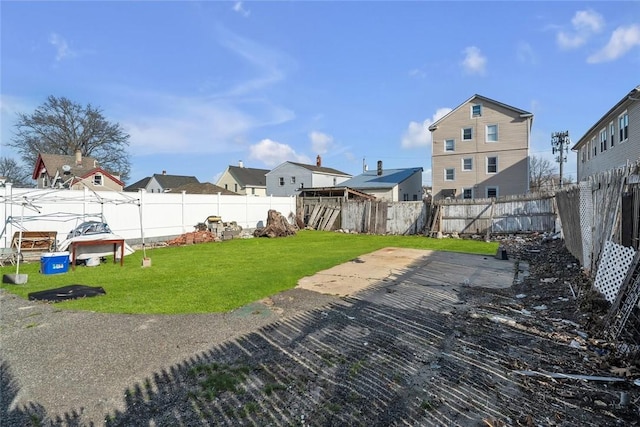222 Pavilion Ave, Providence, RI 02905 - fenced backyard featuring a residential view