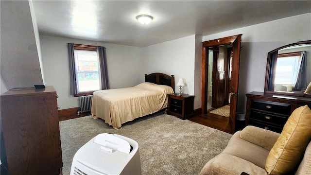 788 Cass Ave, Woonsocket, RI 02895 - bedroom with radiator heating unit and wood finished floors