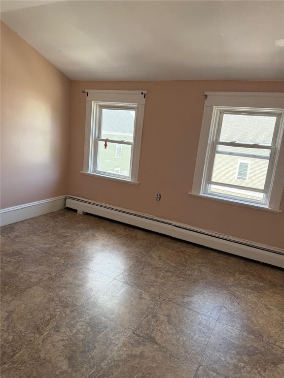 282 Oxford St, Providence, RI 02905 - empty room featuring plenty of natural light and a baseboard heating unit