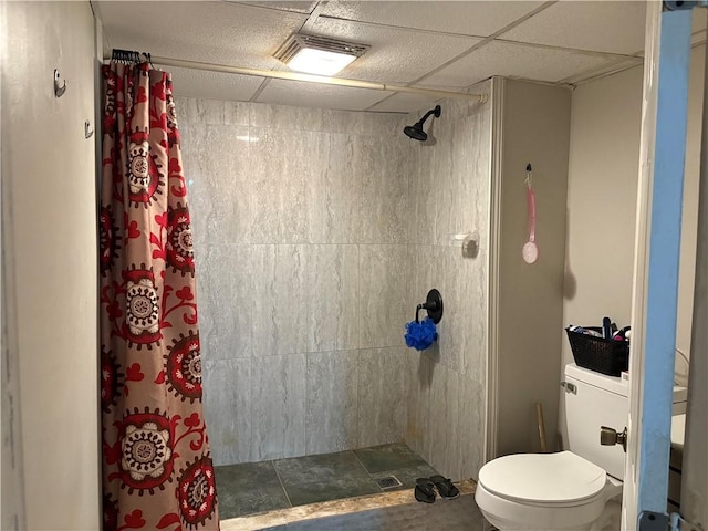 282 Oxford St, Providence, RI 02905 - full bathroom with a tile shower and toilet