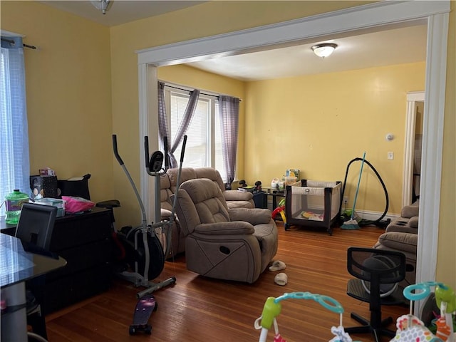 282 Oxford St, Providence, RI 02905 - living area with wood finished floors