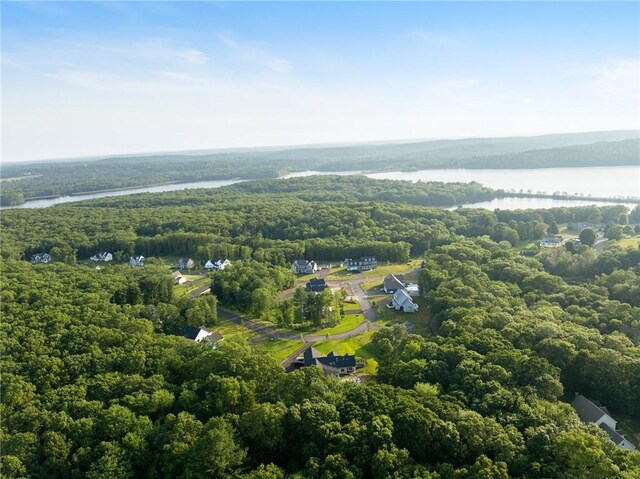 3 Kelsey Eden Way, Cumberland, RI 02864 - aerial overview of property's location featuring a large body of water and a heavily wooded area
