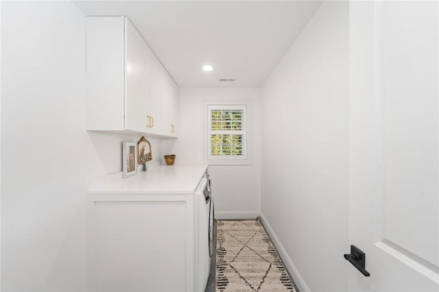 3 Kelsey Eden Way, Cumberland, RI 02864 - laundry room with cabinet space, recessed lighting, and washer and clothes dryer