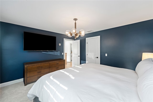 3 Kelsey Eden Way, Cumberland, RI 02864 - bedroom with a chandelier and light carpet