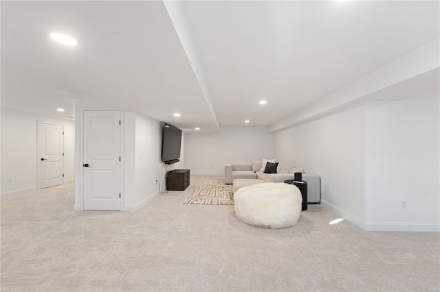 3 Kelsey Eden Way, Cumberland, RI 02864 - living area featuring light carpet and recessed lighting