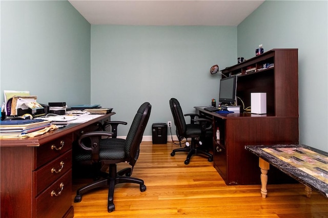 136 Woodward Rd, Providence, RI 02904 - home office with light wood finished floors