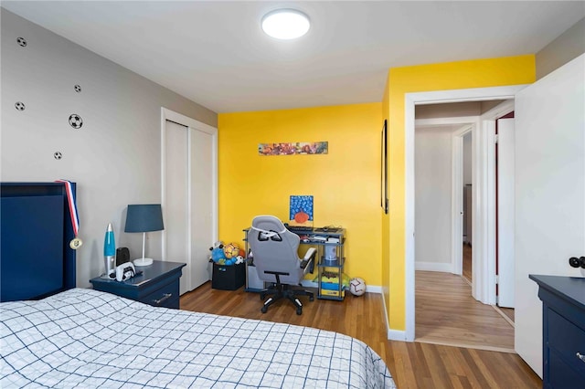 6 Flanders St, Johnston, RI 02919 - bedroom with wood finished floors and a closet