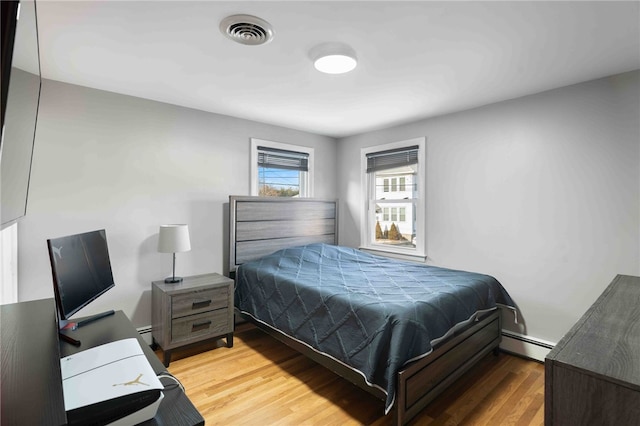 6 Flanders St, Johnston, RI 02919 - bedroom featuring baseboard heating and light wood-style flooring