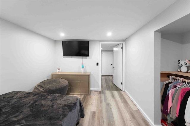 6 Flanders St, Johnston, RI 02919 - bedroom with wood finished floors and recessed lighting