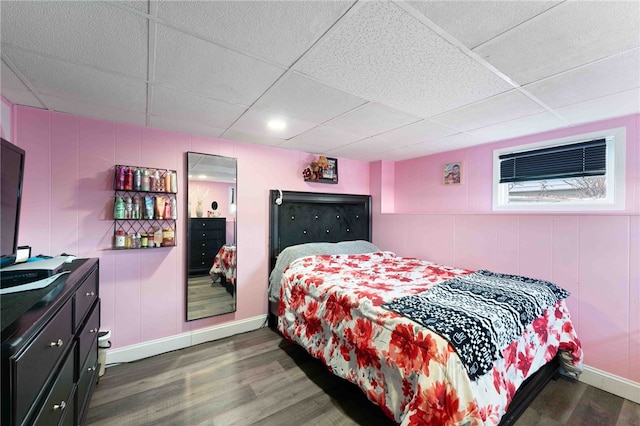 6 Flanders St, Johnston, RI 02919 - bedroom with wood finished floors and a paneled ceiling