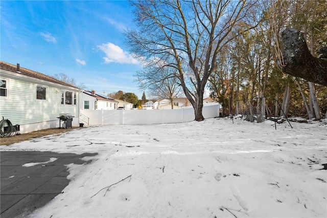 6 Flanders St, Johnston, RI 02919 - view of yard layered in snow