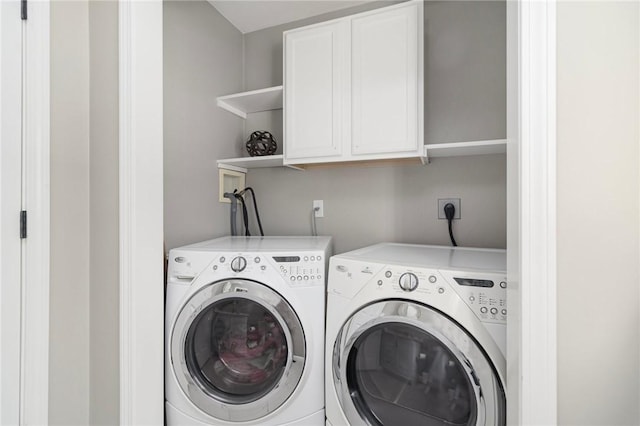 29 Gilcrest Dr, West Warwick, RI 02893 - laundry room featuring cabinet space and washing machine and dryer