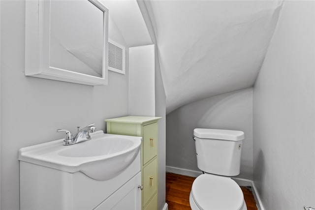 33 Marion Ave, Providence, RI 02905 - half bathroom with vanity and wood finished floors