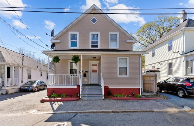 18 Ortoleva Dr, Providence, RI 02909 - view of front of property with covered porch