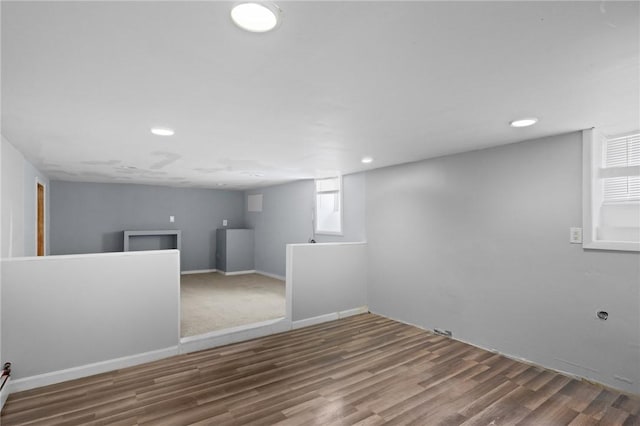 18 Ortoleva Dr, Providence, RI 02909 - basement featuring wood finished floors and recessed lighting