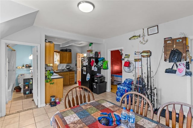 18 Ortoleva Dr, Providence, RI 02909 - dining space featuring light tile patterned floors