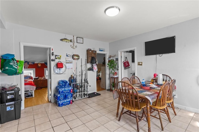18 Ortoleva Dr, Providence, RI 02909 - dining room with light tile patterned floors and baseboards
