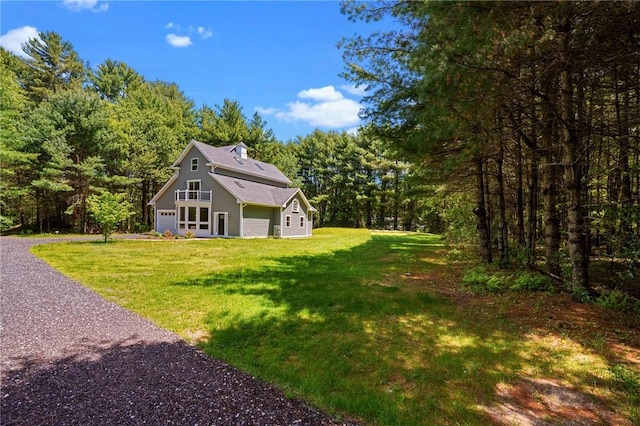 888 Plainfield Pike, Coventry, RI 02827 - view of grassy yard with gravel driveway