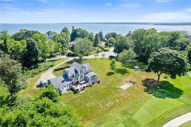 12 Windward Cir, Warwick, RI 02889 - aerial view of property and surrounding area with a large body of water