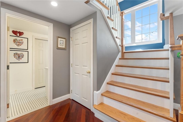 12 Windward Cir, Warwick, RI 02889 - stairs with wood finished floors and recessed lighting