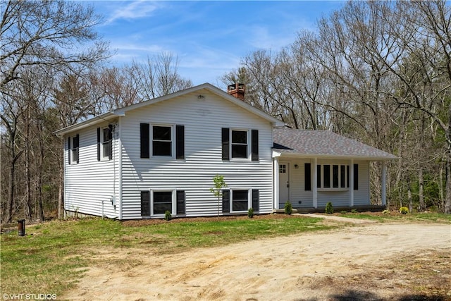 22 T Parker Rd, Foster, RI 02825 - view of front of property with a chimney