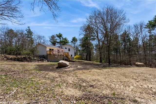 22 T Parker Rd, Foster, RI 02825 - view of yard with a deck
