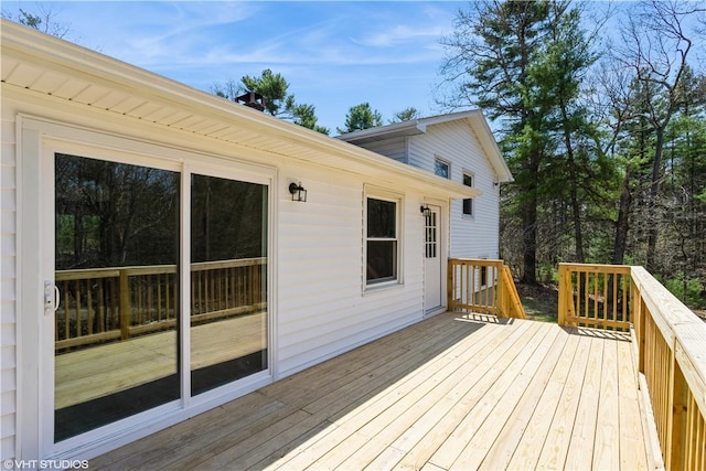 22 T Parker Rd, Foster, RI 02825 - view of wooden deck