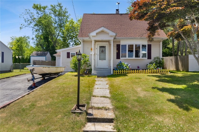 21 Cypress Ave, Tiverton, RI 02878 - view of front of home with a shingled roof