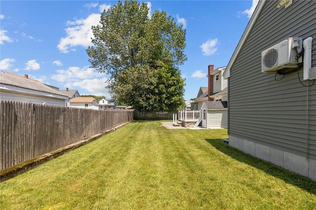 58 E St, West Warwick, RI 02893 - fenced backyard with a residential view