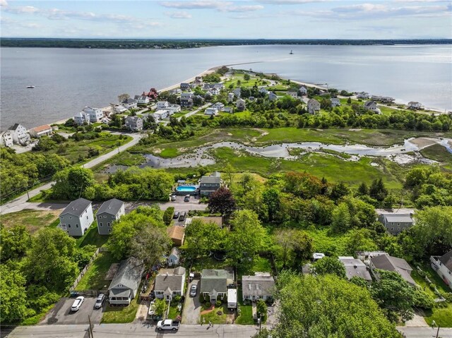 36 Dundas Ave, Warwick, RI 02889 - aerial overview of property's location featuring nearby suburban area and a nearby body of water